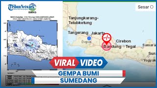 Gempa Sumedang M 41 Hari Ini Terasa Hingga Bandung [upl. by Eynahpets]