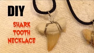 DIY Shark Tooth Necklace [upl. by Hollenbeck]