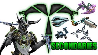 Warframe  Trib Rates EVERY Weapon Secondaries [upl. by Aicinad]