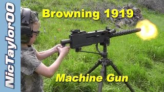 Shooting The Browning 1919 [upl. by Ecneitap300]