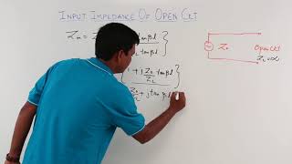 Input Impedance of Open Circuit [upl. by Zanas]