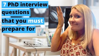 PhD Interview Questions  Answers  How To Pass Your PhD Interview [upl. by Isnan749]