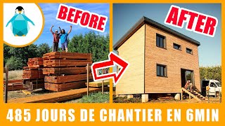 UN COUPLE DINFORMATICIENS CONSTRUIT UNE MAISON EN BOIS [upl. by Alston923]