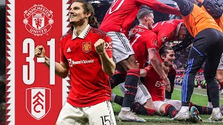 WHAT A GAME 🔥  Man Utd 31 Fulham  Highlights [upl. by Nitnert]