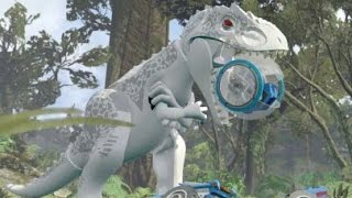 LEGO Jurassic World Walkthrough Part 17 Gyrosphere Escape Jurassic World [upl. by Asle]