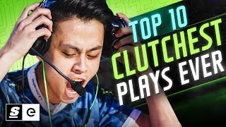 The Top 10 Best Clutches in Esports History [upl. by Murvyn890]