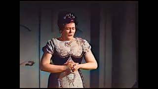 Renata Tebaldi  Vissi darte from TOSCA 1961 Restored in color [upl. by Kcirtapnaes897]