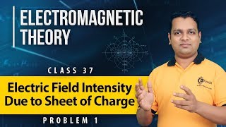 Electric Field Intensity Due to Sheet of Charge  Problem 1  Electromagnetic Theory [upl. by Stubstad16]