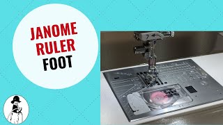 Janome Ruler Foot [upl. by Holly]