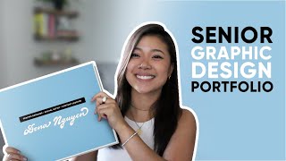 My Senior Graphic Design Portfolio With Tips [upl. by Anavrin]