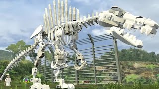 LEGO Jurassic World  All 20 Skeleton Dinosaurs Unlocked Gameplay Showcase [upl. by Erdua247]