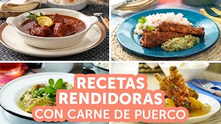 Recetas rendidoras con carne de puerco  Kiwilimón [upl. by Arimak138]