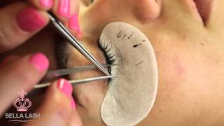 How to Do Eyelash Extensions by Bella Lash [upl. by Sseb]