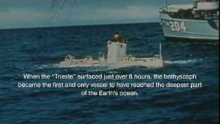 ROLEX History 1960 Bathyscaph Trieste Record Divempg [upl. by Ylus]