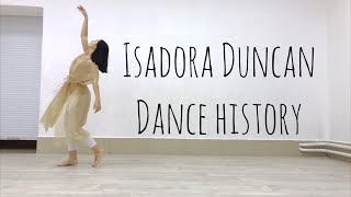 Isadora Duncan  History of modern dance [upl. by Iznil]