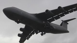 Very Loud C5 Galaxy Landing [upl. by Enamrahs]