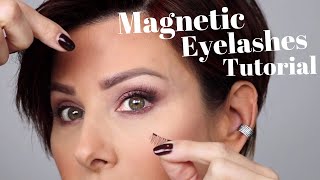 My BEST Tips to Apply MAGNETIC LASHES  The Easiest Tutorial  Dominique Sachse [upl. by Namrac]