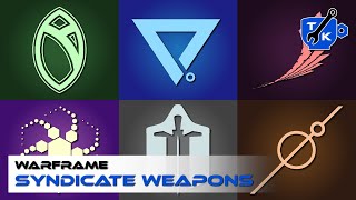 Syndicate weapons review  Warframe [upl. by Anikehs]