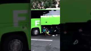 Stealing Luggage From a Moving Bus in France [upl. by Nrevel598]