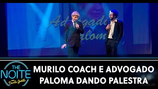 Murilo Coach e Advogado Paloma dando palestra  The Noite 171219 [upl. by Pepita]