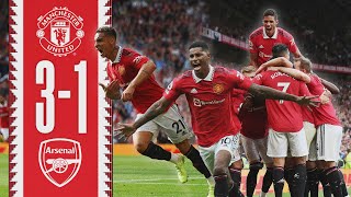 Four Wins In A Row 💪  Man Utd 31 Arsenal  Highlights [upl. by Toiboid]