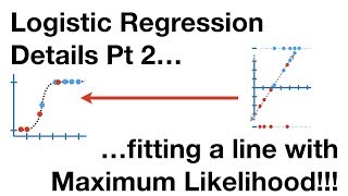 Logistic Regression Details Pt 2 Maximum Likelihood [upl. by Esirrehc]