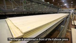 CLT production line from Kallesoe Machinery [upl. by Nairrod]