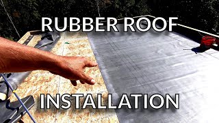 Installing the RoofKit EPDM Rubber Roof [upl. by Afatsom]