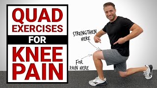 7 Best Quad Strengthening Exercises For Knee Pain [upl. by Gannes]