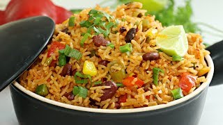 Mexican Rice Recipe  Easy One Pot Meal  How To Make Mexican Rice  Kanaks Kitchen [upl. by Devinne]