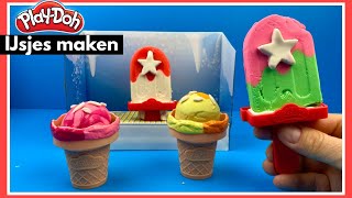 Play Doh IJsjes maken speelset  Family Toys Collector [upl. by Crescantia407]