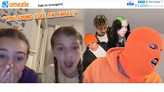 Singing Reactions on OMEGLE  Juice WRLD Billie Eilish The Kid Laroi  MORE [upl. by Timon]