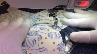 Quilting with Rulers New Janome Foot [upl. by Tennos]