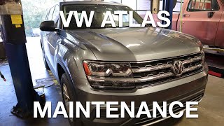 Volkswagen Atlas Oil Change 20 TFSI [upl. by Bartholomeo]