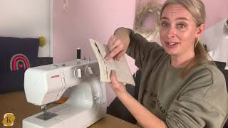 Beginners Sewing Project How to Sew a Cushion Cover [upl. by Thenna]