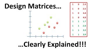 Design Matrices For Linear Models Clearly Explained [upl. by Darn172]