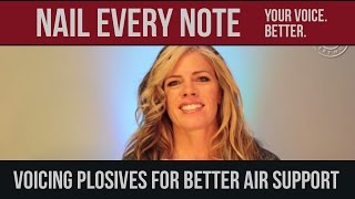 Quick Vocal Tip Voicing Plosives for Better Air Support [upl. by Pickar789]