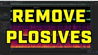 How to EASILY Remove Plosives from Audio in Adobe Audition 2020 [upl. by Naillimxam]