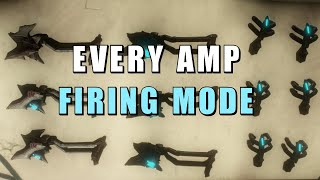 Warframe Every amp firing mode with some details [upl. by Costello]