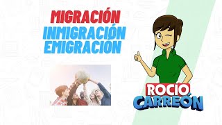 MIGRACIÓN INMIGRACIÓN Y EMIGRACIÓN [upl. by Asikal945]