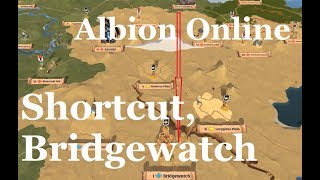 Albion Online  Caerleon to Bridgewatch fast almost safely [upl. by Arbrab559]