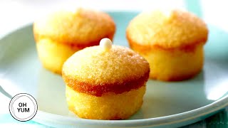 Professional Baker Teaches You How To Make LEMON CAKES [upl. by Yetnruoc]