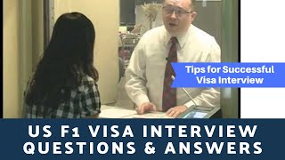 US Student F1 Visa Sample Mock Interview Questions amp Answers 2020 [upl. by Aylat]