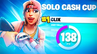 How I got 1ST PLACE in the SOLO CASH CUP 🏆  Clix [upl. by Tloh]