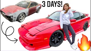 180sx BUILD TRANSFORMATION IN 10MIN [upl. by Maguire238]