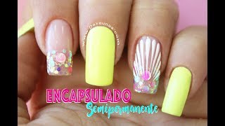 Clase 27 Encapsulado en Semipermanente ♥ Deko Uñas  Nail art [upl. by Sotnas38]