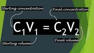 The C1V1  C2V2 Equation Explained [upl. by Enovaj]