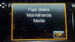 Ford F150 Electronic Parking Brake and Other Models  Park Brake Maintenance Mode Rear Brake prep [upl. by Lichter]