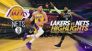 quotLakers vs Nets Highlights  January 17 2025 NBA Recapquot [upl. by Akirre]