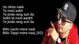 BILLO Lyrics J star Sneha Gupta Official Lyrics J Star [upl. by Zeiger471]